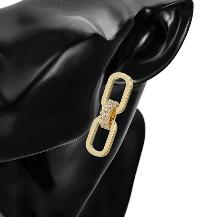 Gold Statement Earrings