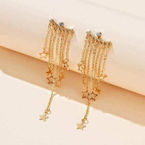 Star Tassels Earring