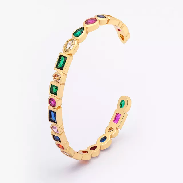 Classy Rainbow Crystal Bracelet