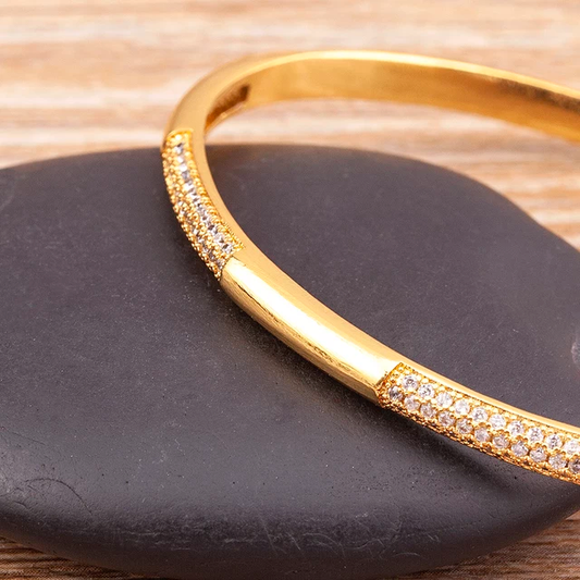 Stylish Whitestone Cuff Bracelet