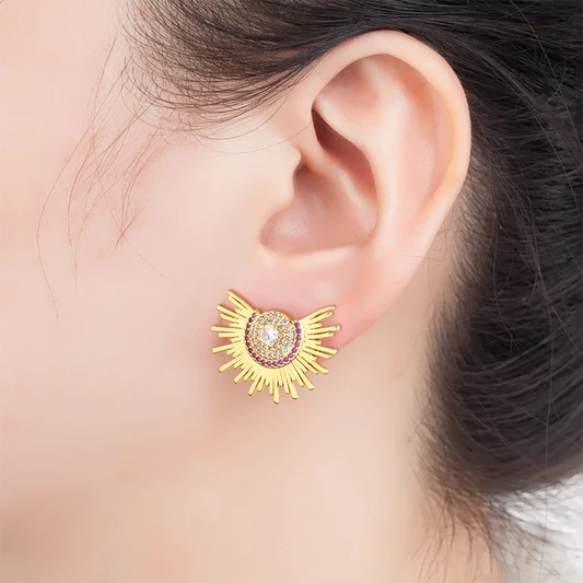 Stunning Gold Fusion Earring