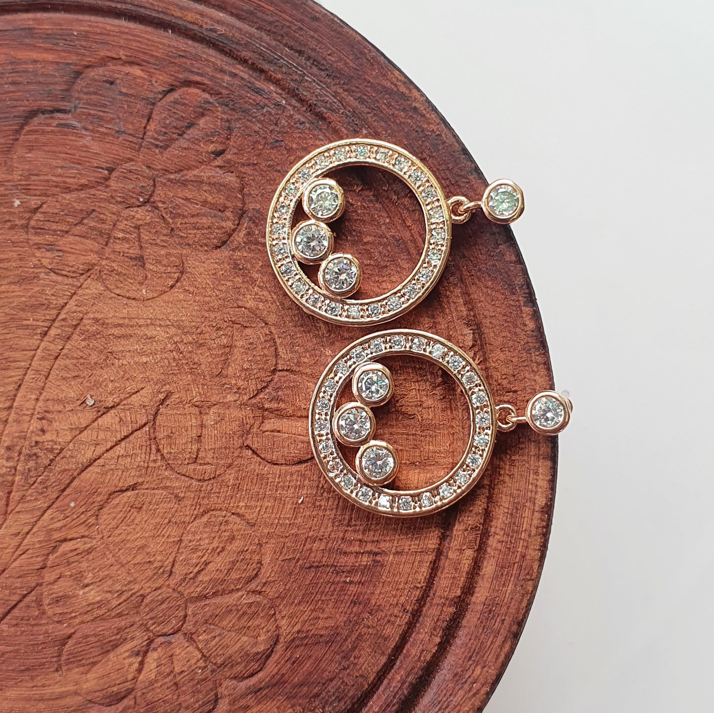 Cute Circle Drop Earring