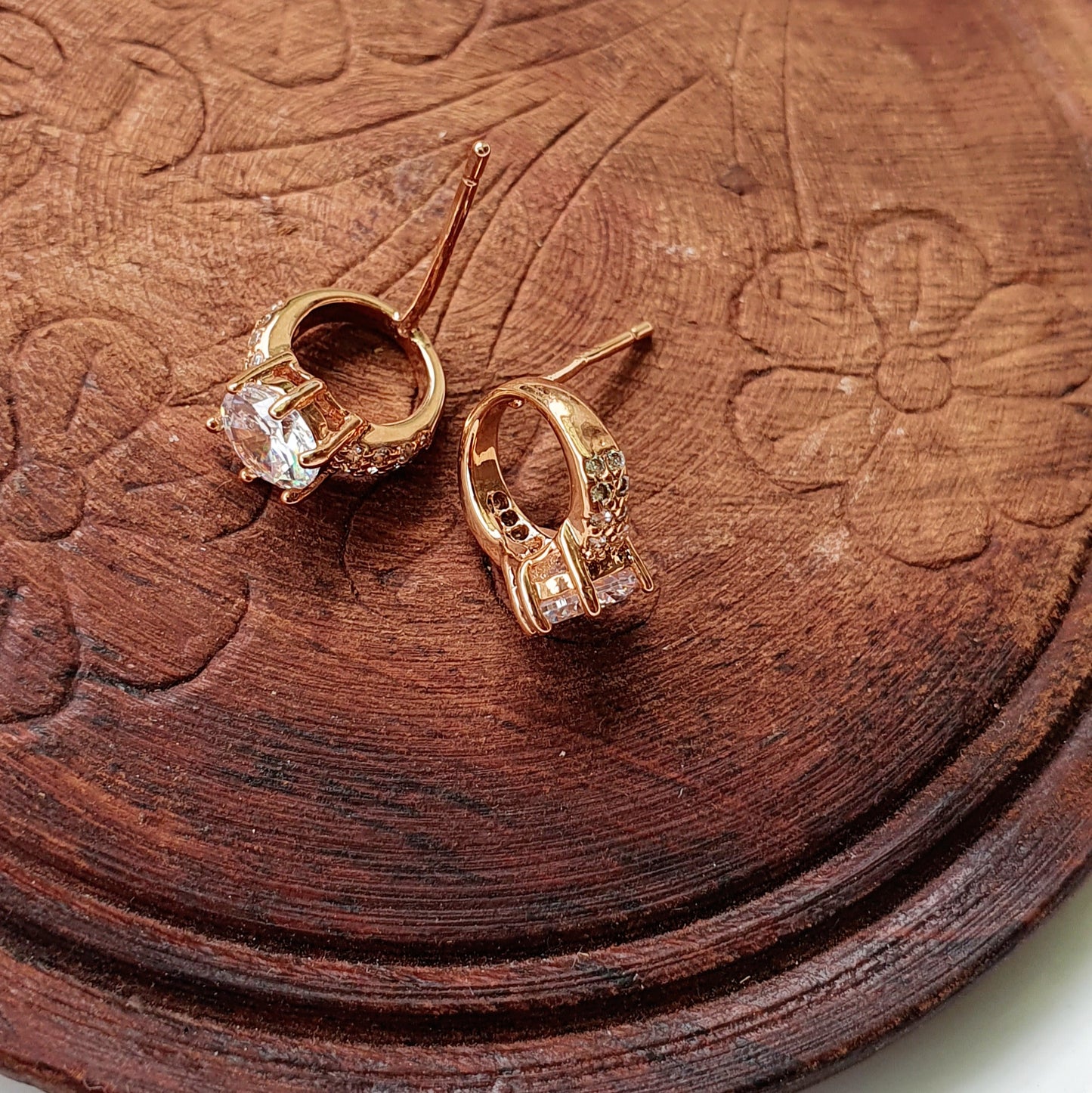Wedding Ring Style Earring