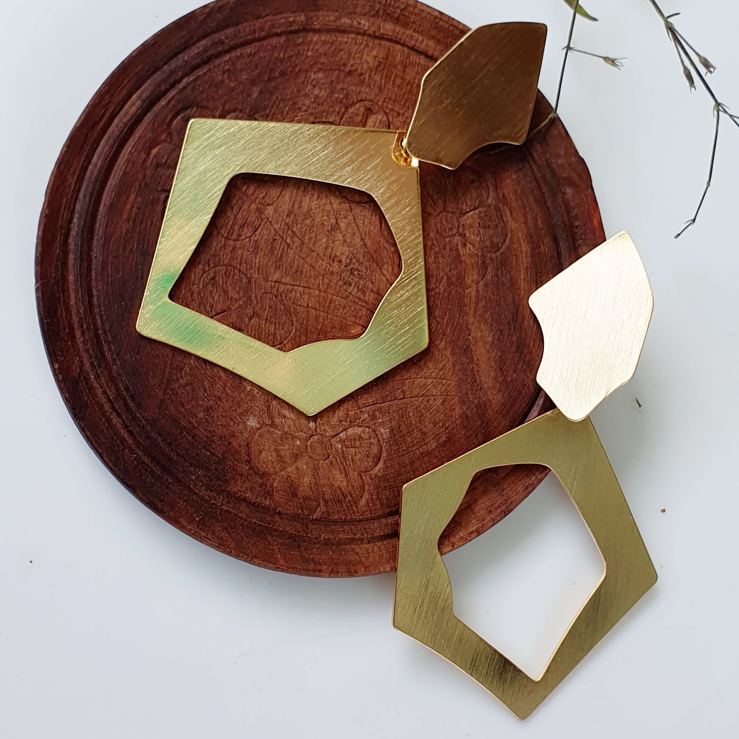 Statement Gold Earrings