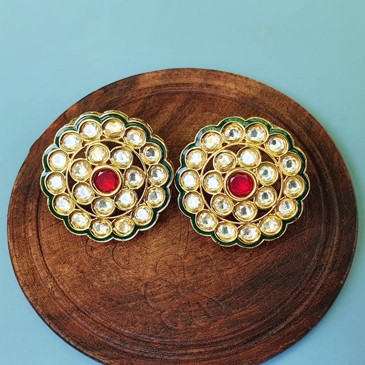Bold Kundan Earring