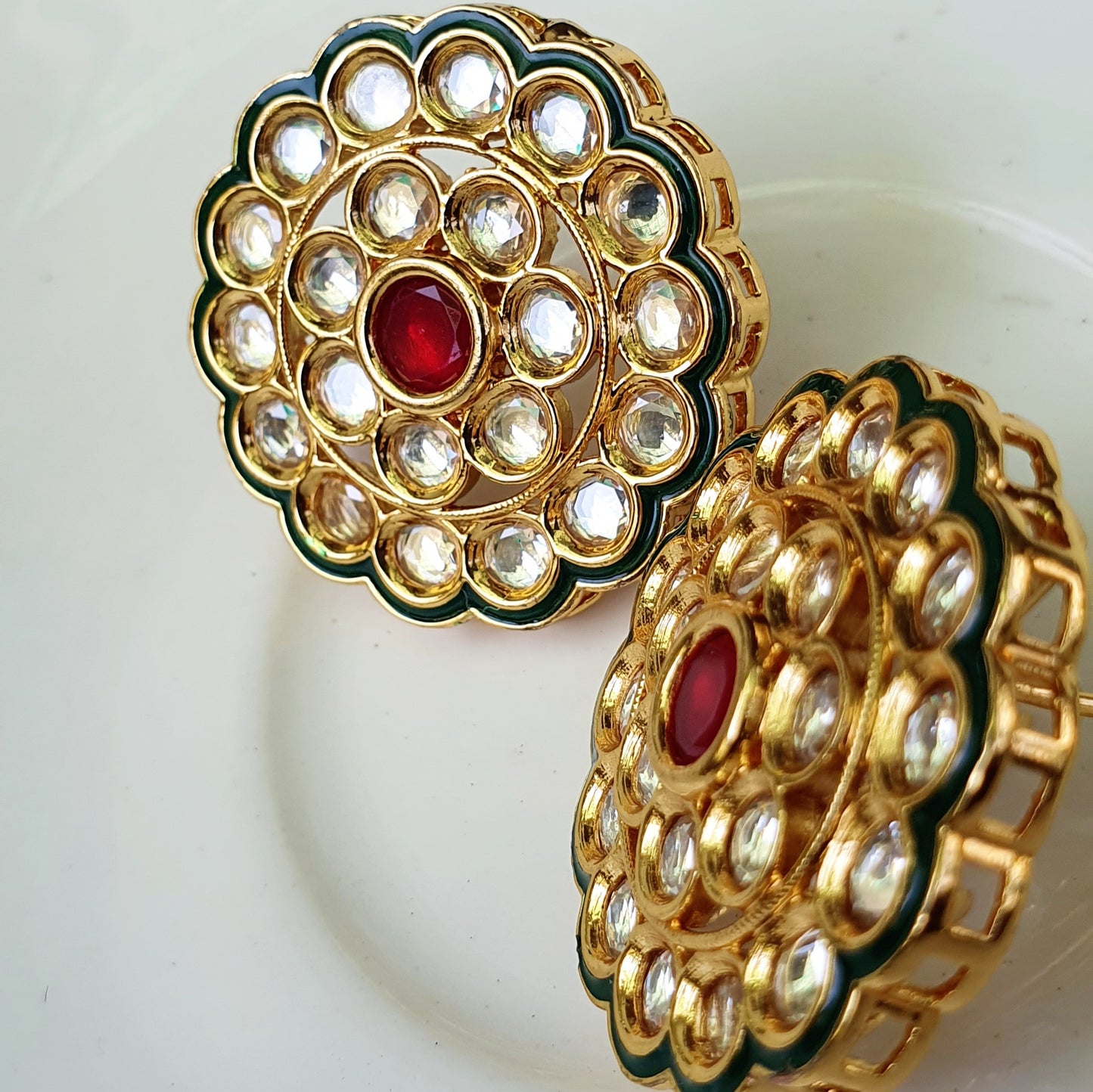 Bold Kundan Earring