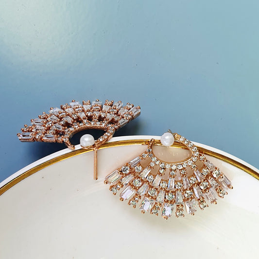 Designer Rosegold Earring