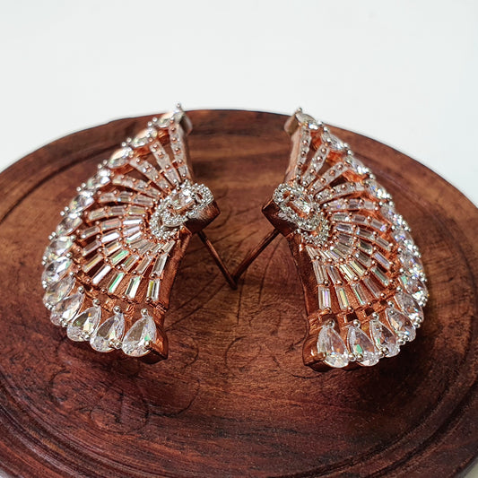 Unique Rosegold Earring