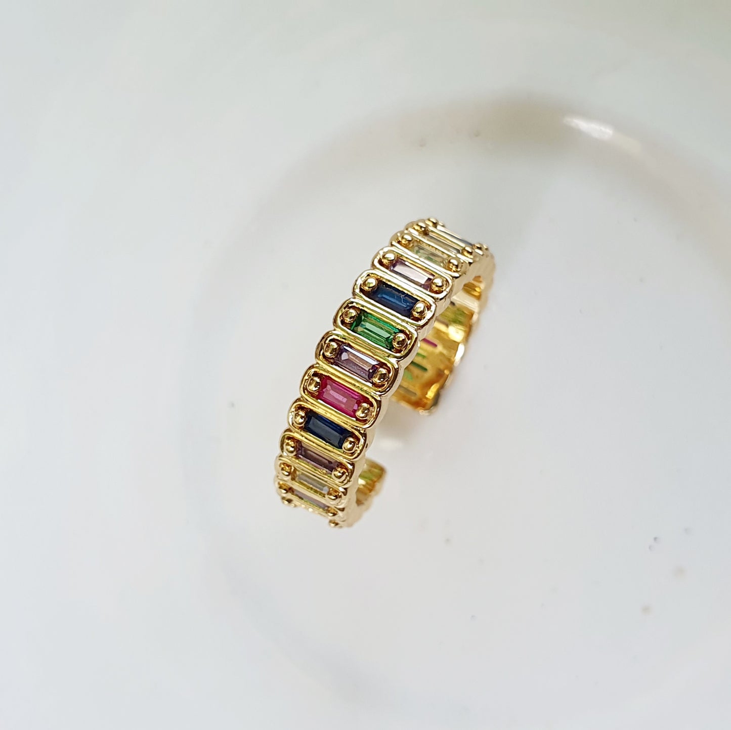 Colorful Crystal Ring
