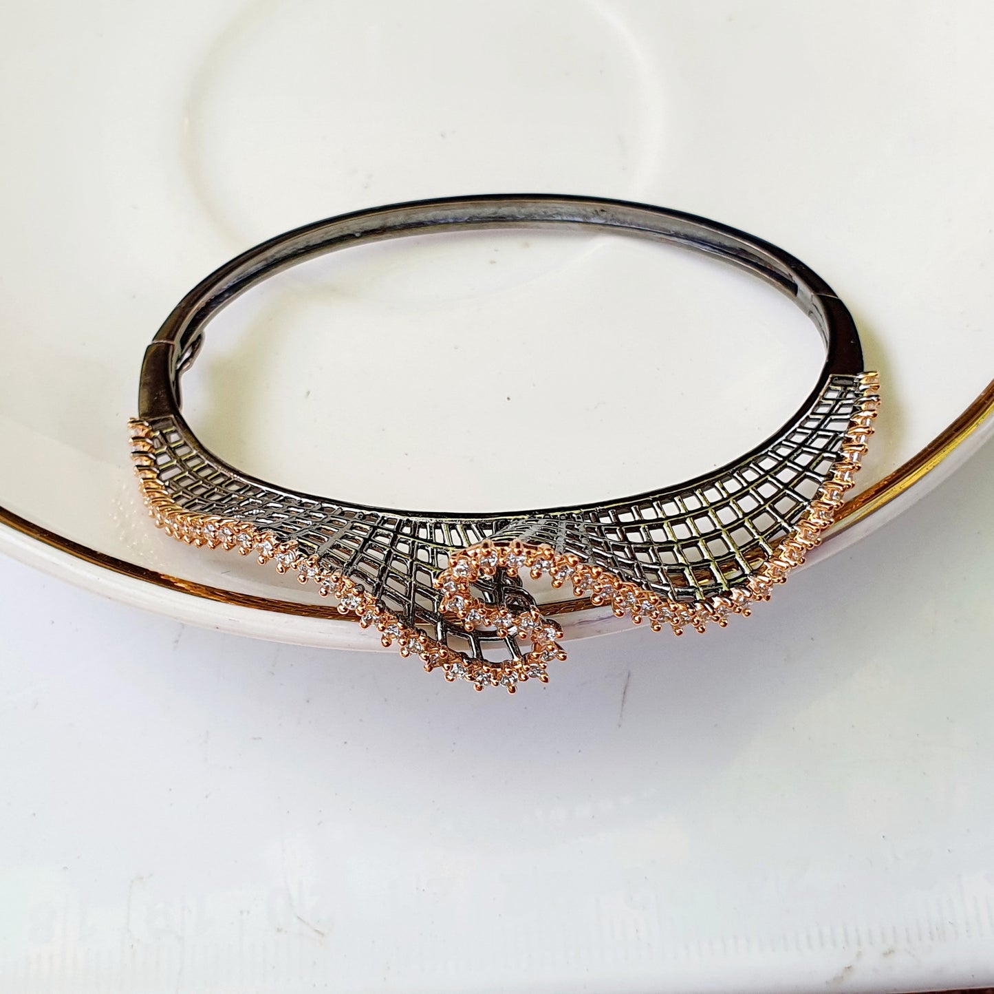 Stylish 2 Tone Bracelet