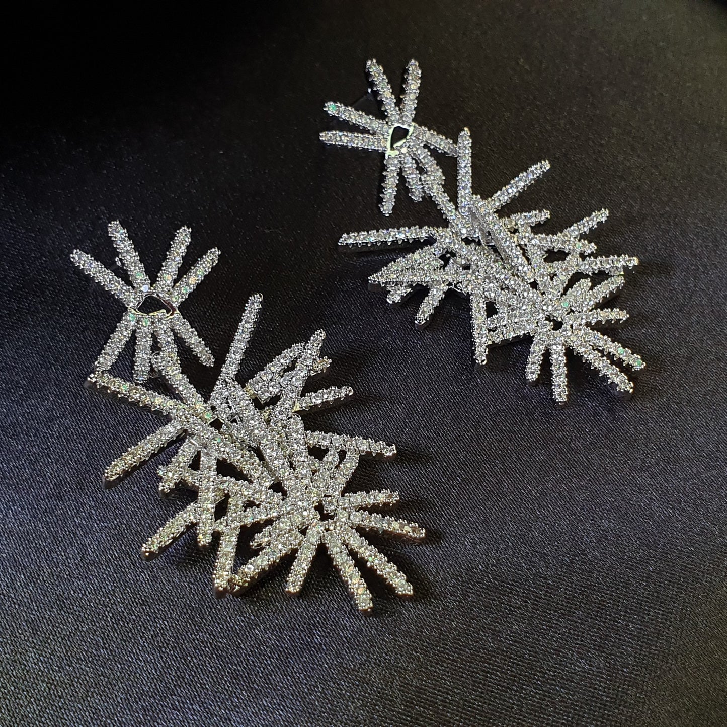 Sparkling Star Burst Earrings