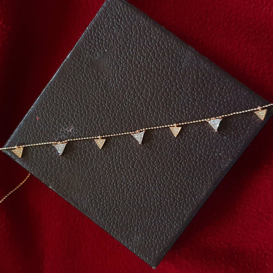 Cute Triangle Charms Choker