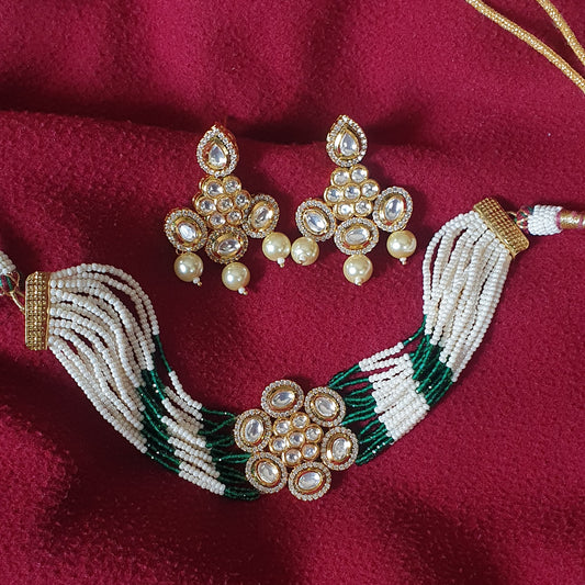Kundan Pearl Choker