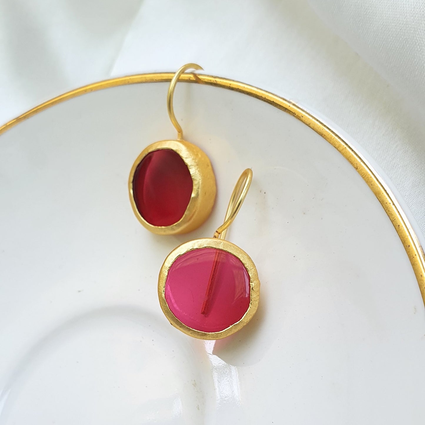 Cute Pink Crystal Drops