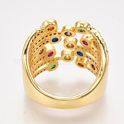 Luxury Rainbow Finger Ring