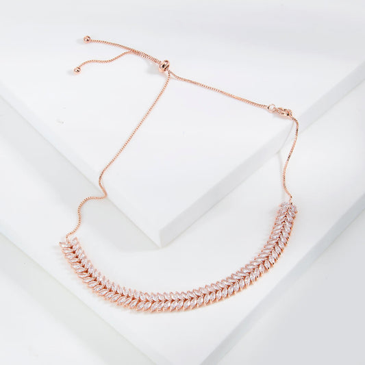 Elegant Rose gold Choker