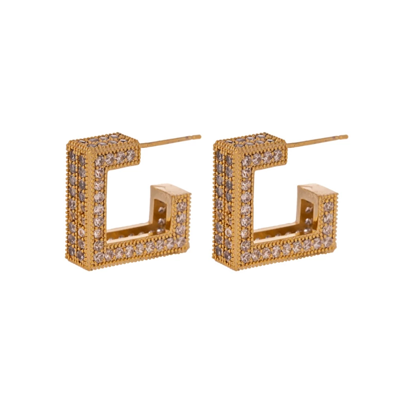 Square Hoop Earring