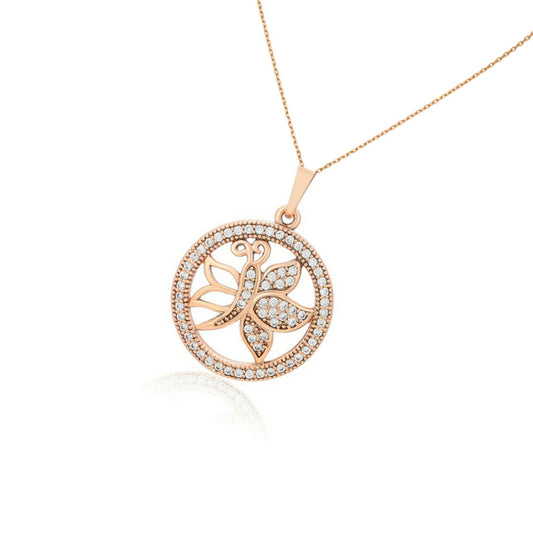 Cute Butterfly Pendant Chain