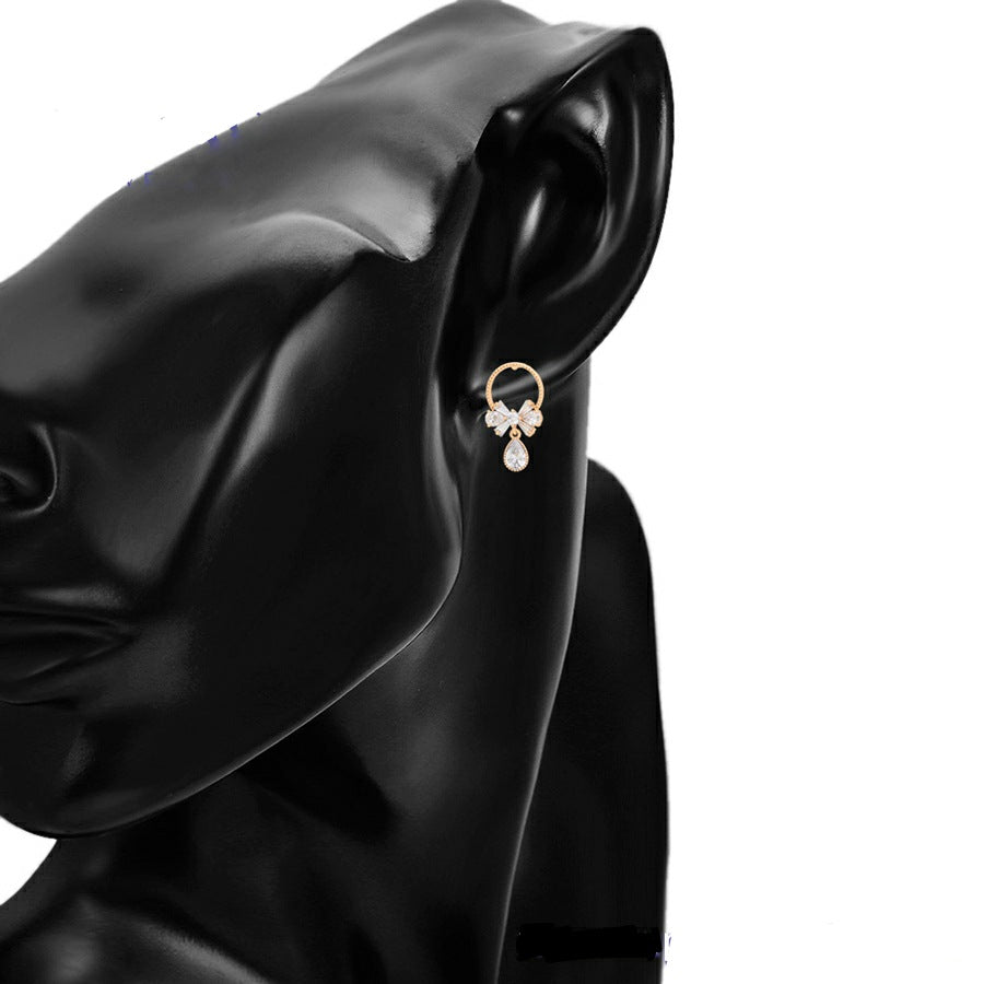 Pretty Gold Bow Drops