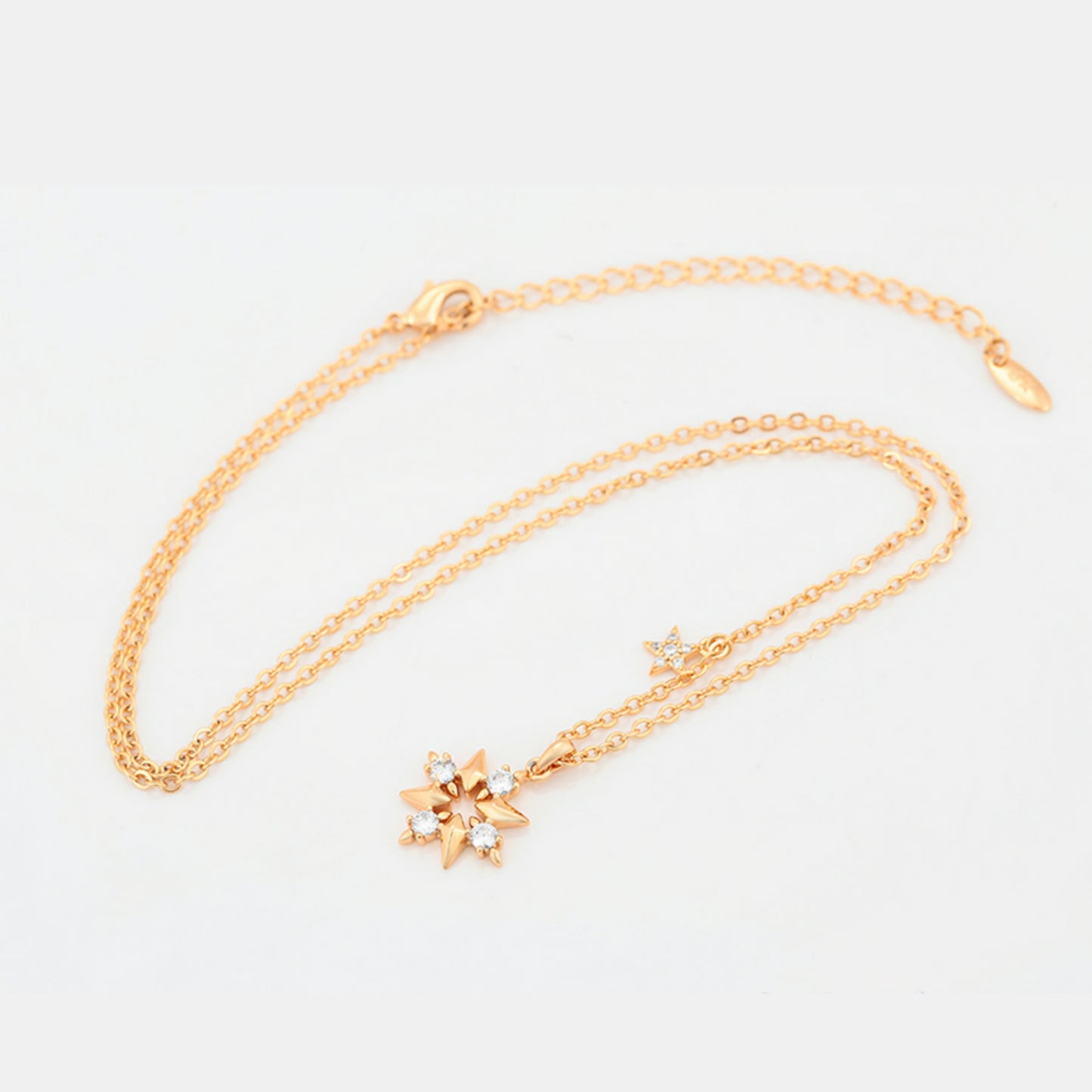 Elegant Gold Chain with Star Charms