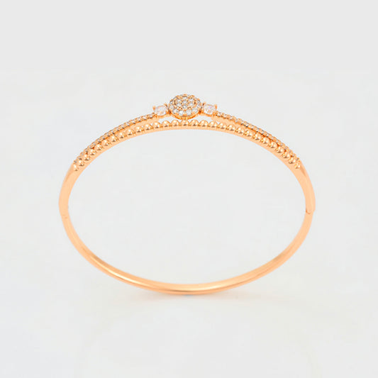 Elegant White Stone Gold Bracelet