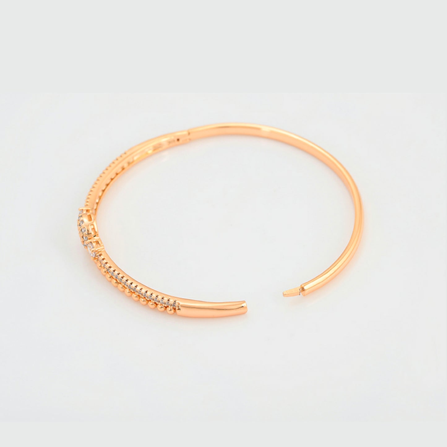 Elegant White Stone Gold Bracelet