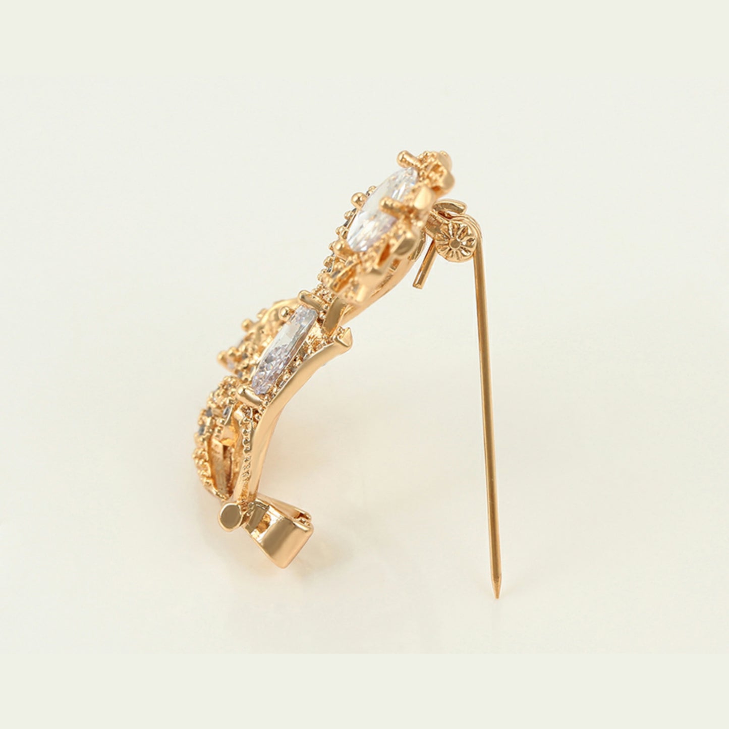 Beautiful Peacock Feather Brooch