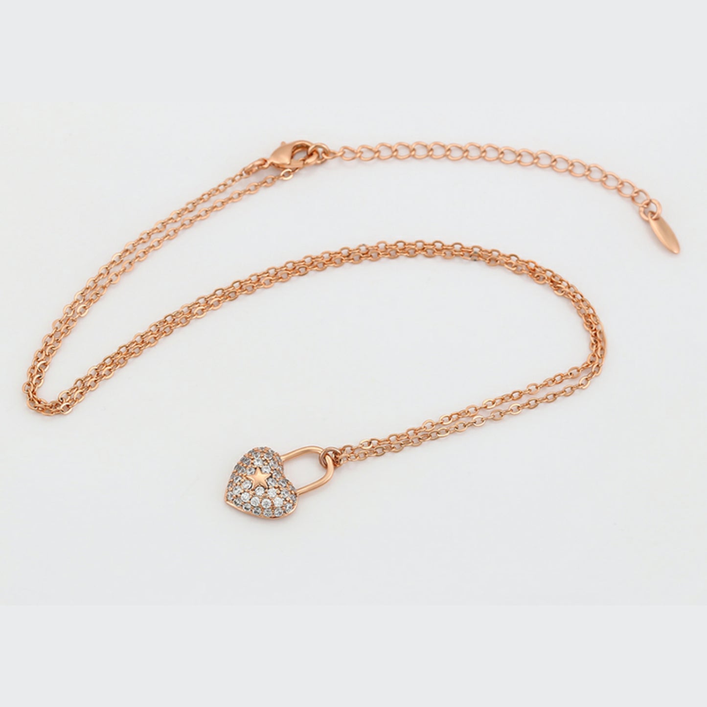 Pretty Heart Locket Pendant Chain