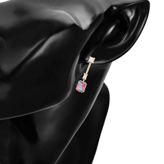 Beautiful Multicolored Crystal Earring