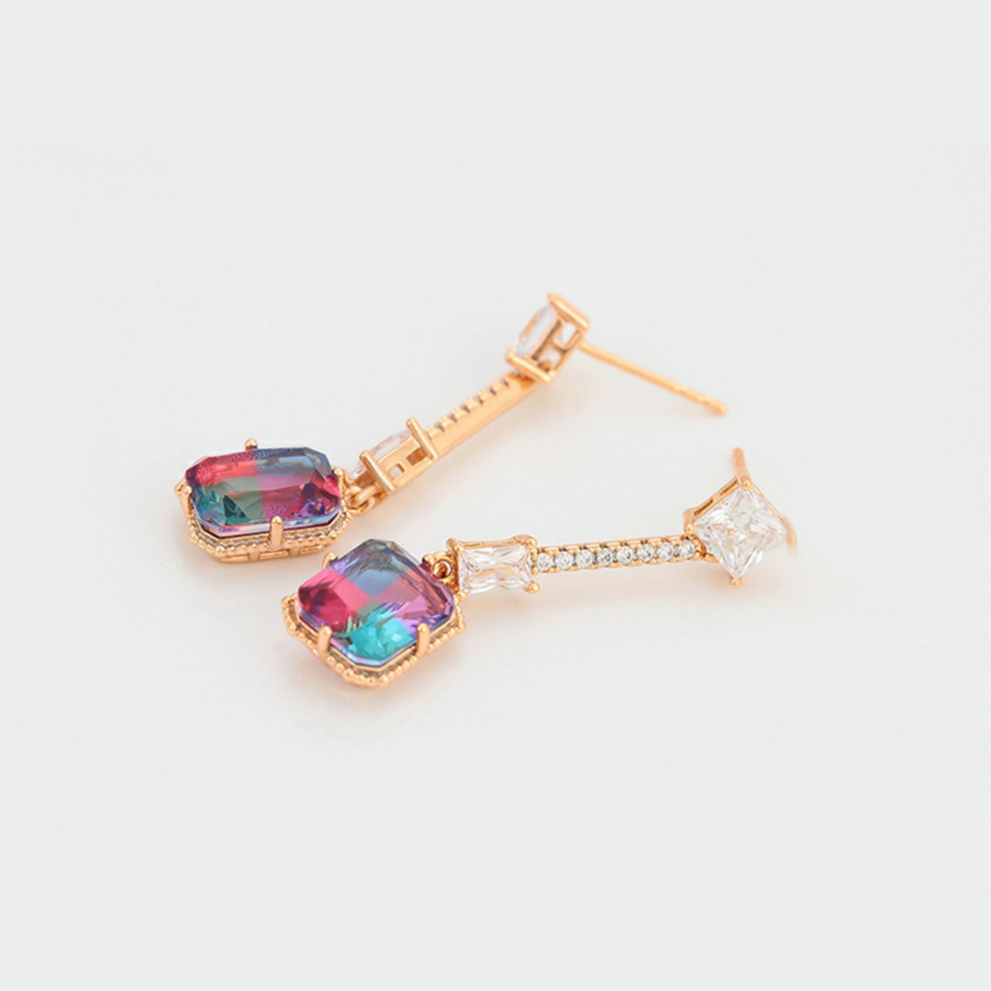 Beautiful Multicolored Crystal Earring