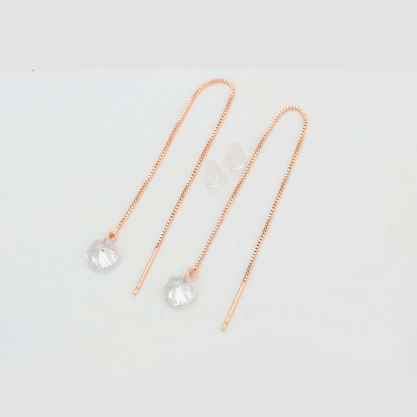 Stylish Solitaire Drop Earring