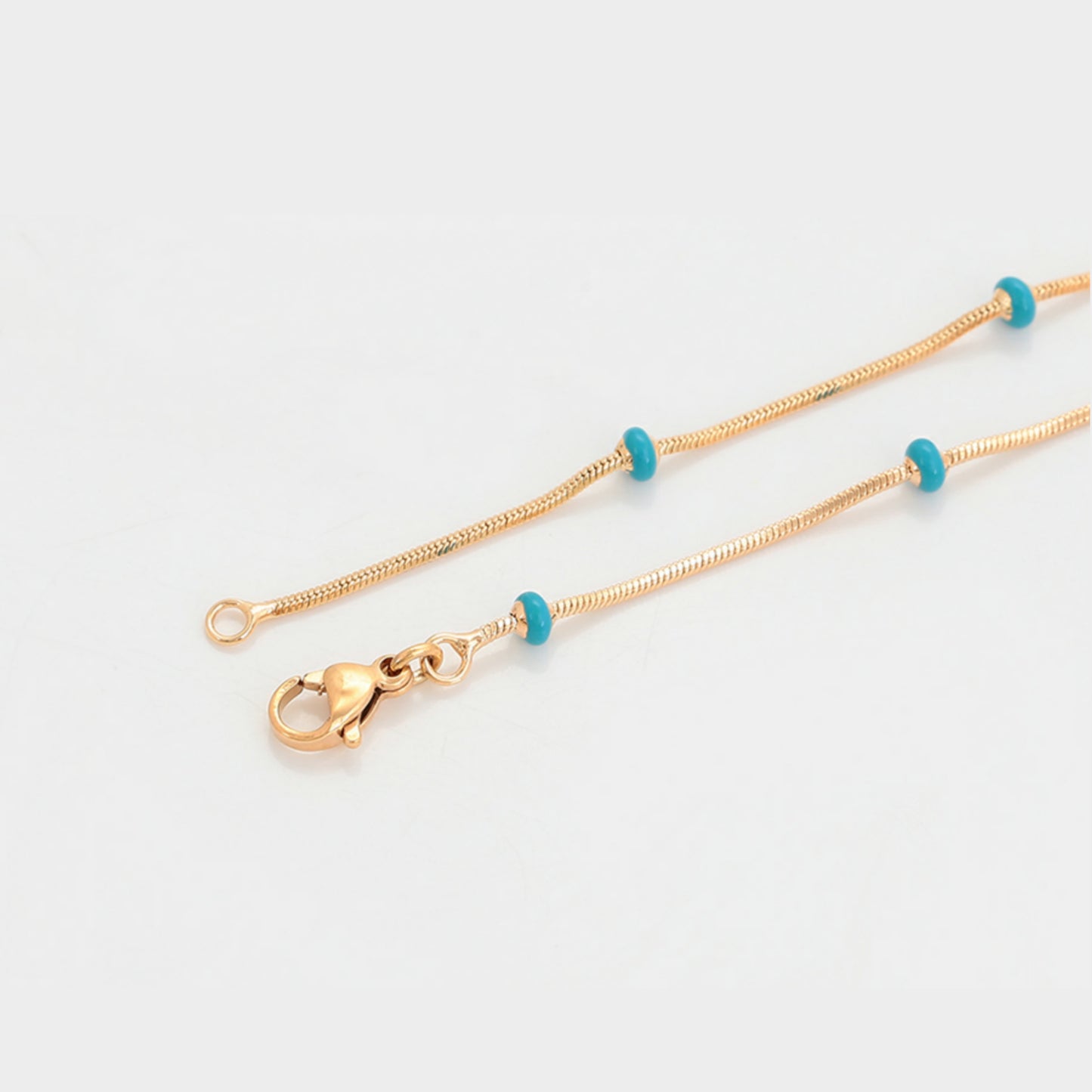 Pretty Blue Beaded Chain
