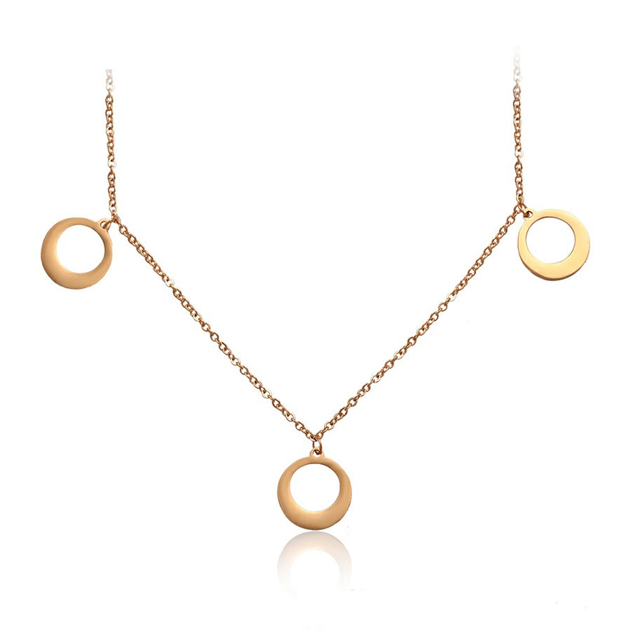 Anti Tarnish Stylish RoseGold Neck piece