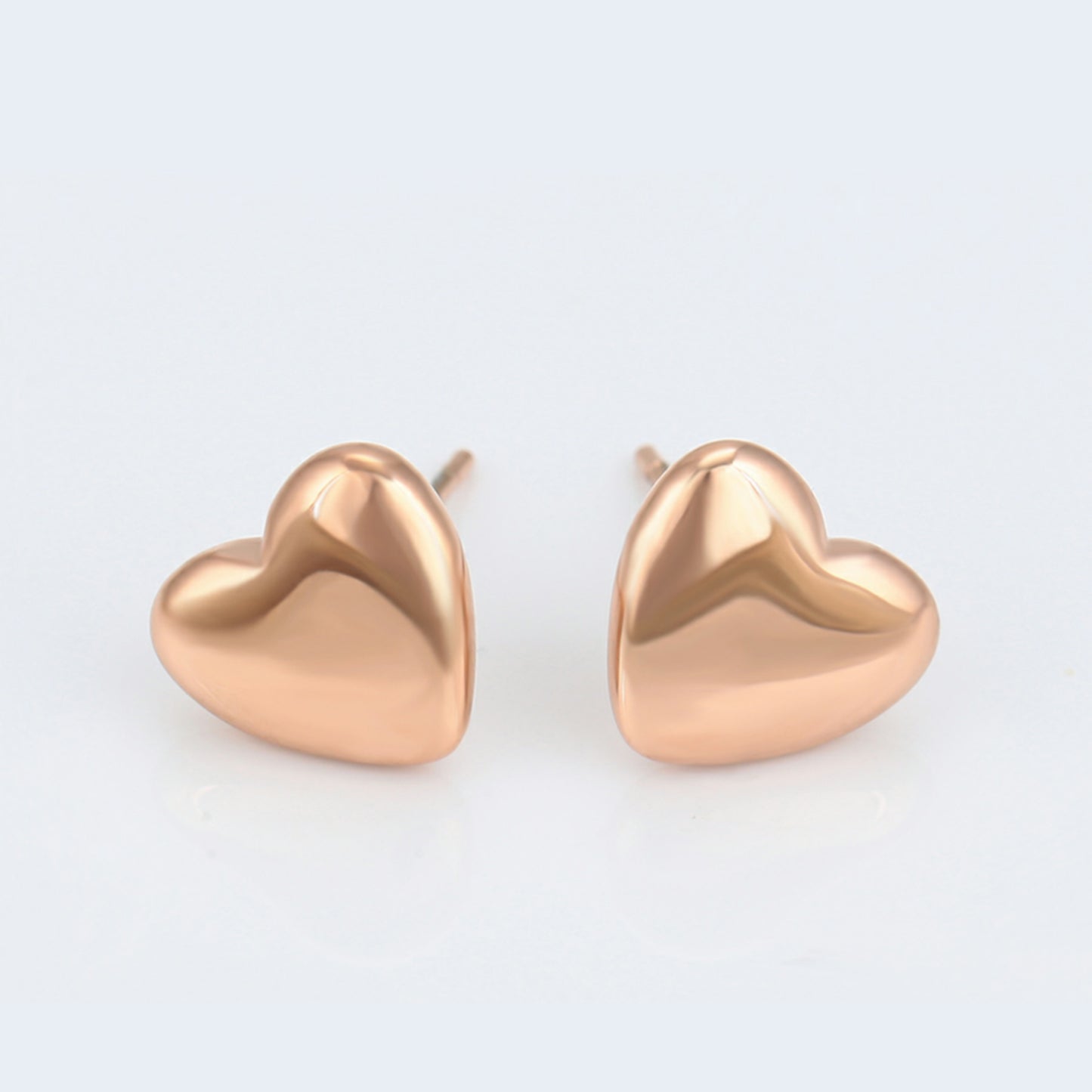Anti Tarnish Heart Pendant Earring Set