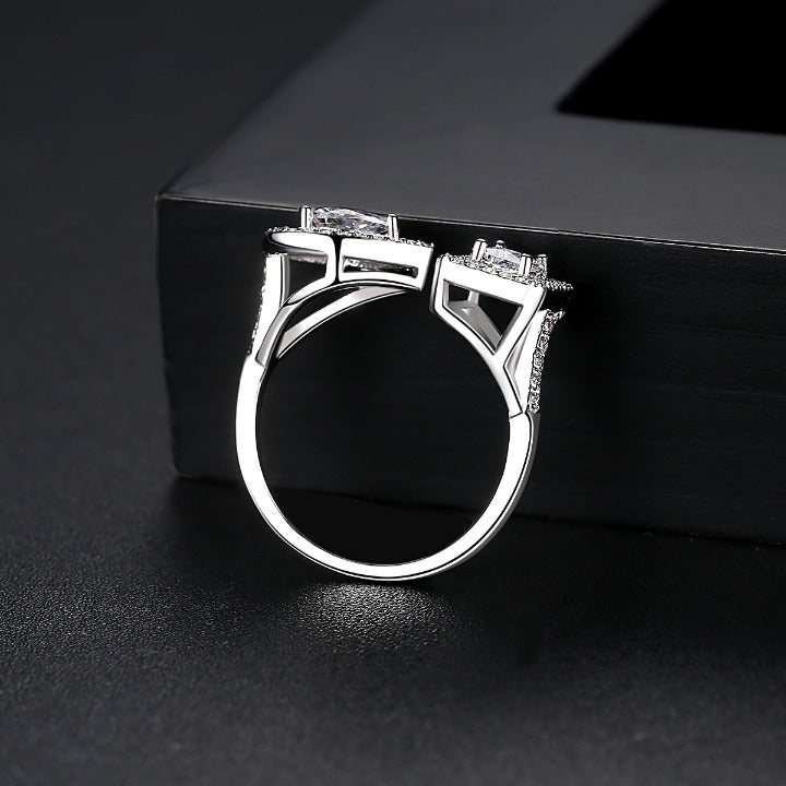 Silver Waterdrop Ring