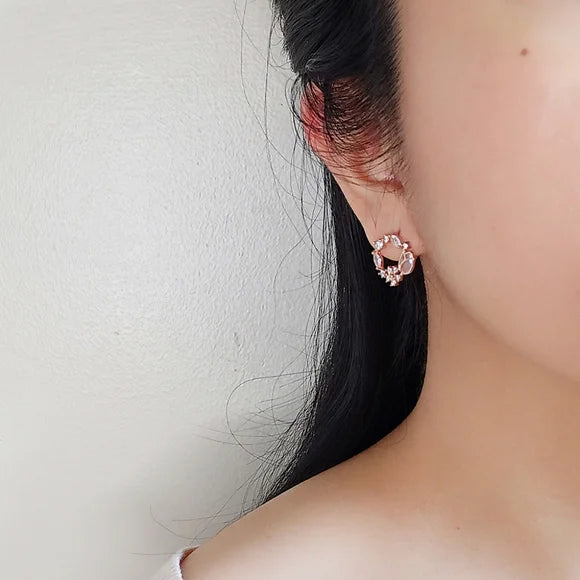 Cute Pink Tulip Earring