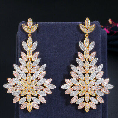 Luxury Three Tone Party Earring