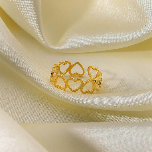 Anti Tarnish Heart Ring