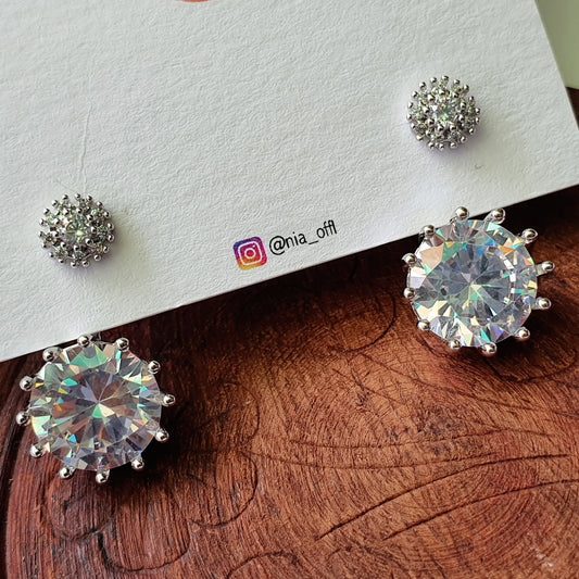 Solitaire Drop Earring