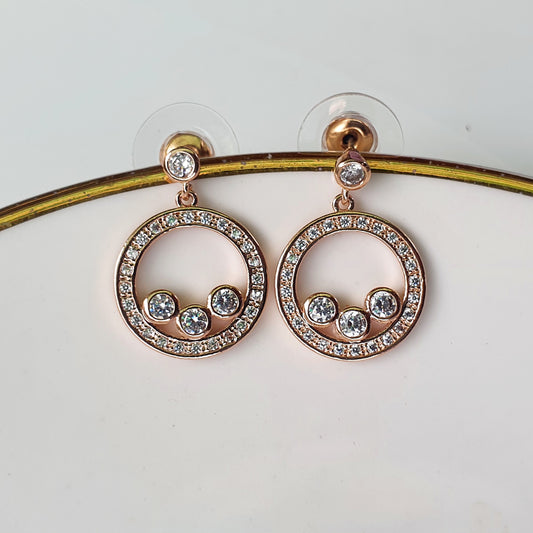 Cute Circle Drop Earring