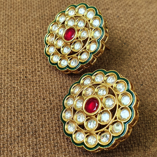 Bold Kundan Earring