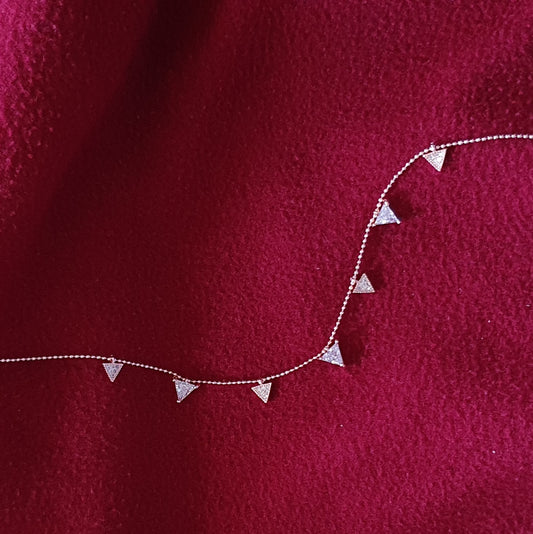 Cute Triangle Charms Choker