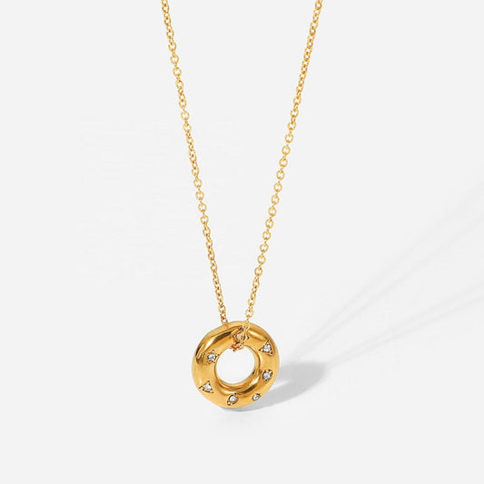 Anti Tarnish Round Pendant Chain