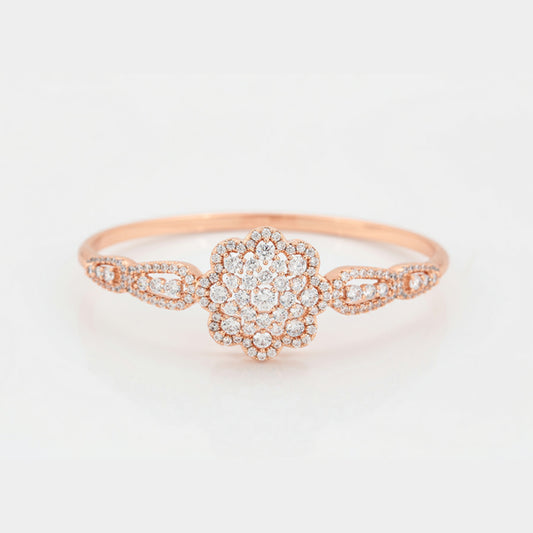 Diamond Finish Rosegold Bracelet