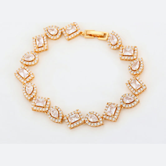 Elegant White Stone Bracelet