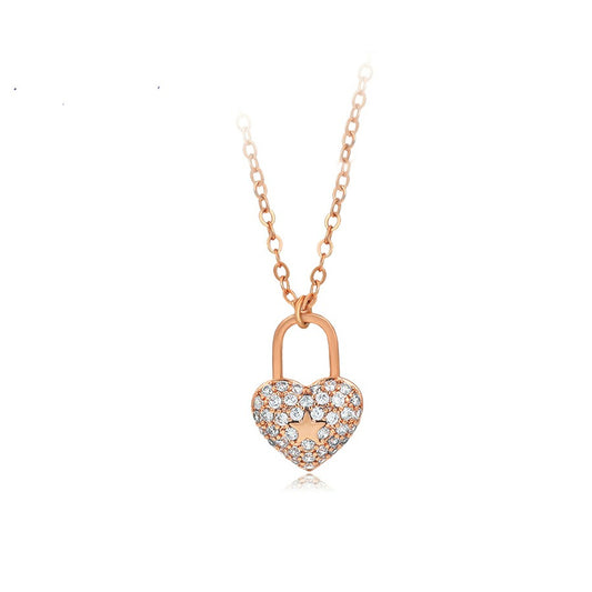 Pretty Heart Locket Pendant Chain
