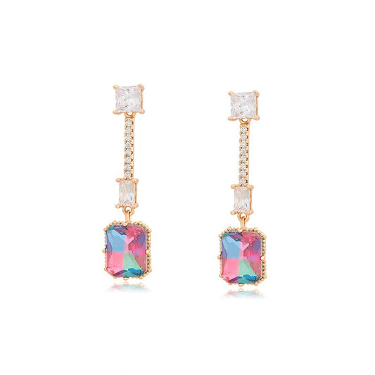 Beautiful Multicolored Crystal Earring