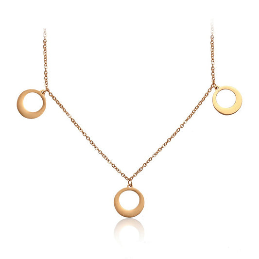 Anti Tarnish Stylish RoseGold Neck piece