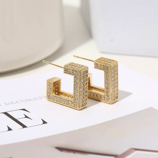 Square Hoop Earring